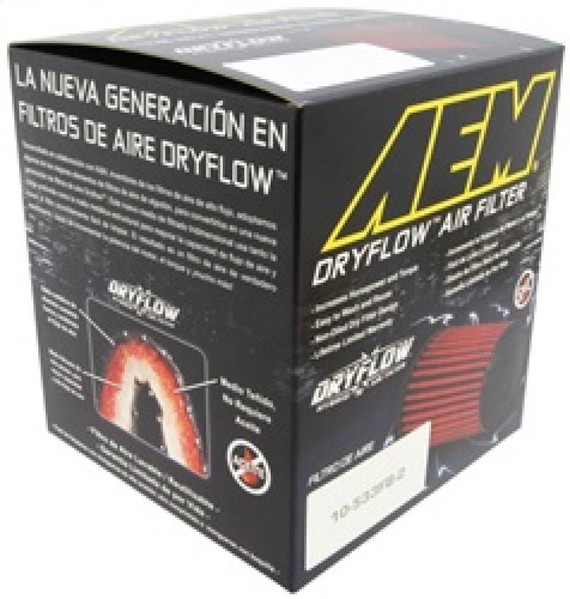 AEM 5 inch x 5 inch DryFlow Air Filter 212073dk image 6