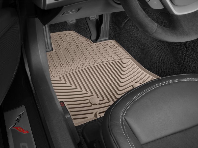 WeatherTech Front Rubber Mats Chevrolet Corvette - Tan W352TN image 2