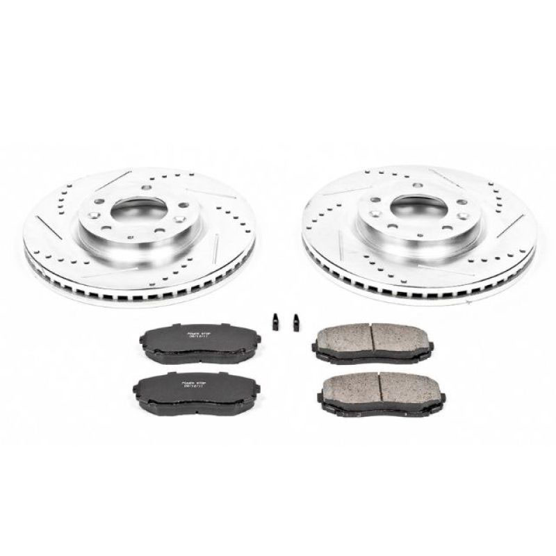 Power Stop 07-12 Mazda CX-7 Front Z23 Evolution Sport Brake Kit k4676
