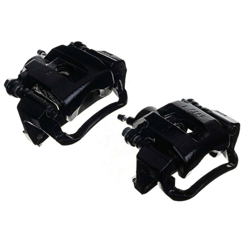 Power Stop 08-15 Toyota Sequoia Rear Black Caliper - Pair w/Bracket S3276BLK image 5
