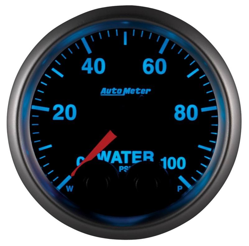 AutoMeter 2-1/16 E/S Water Press. Gauge - 0-100psi 5668 image 3