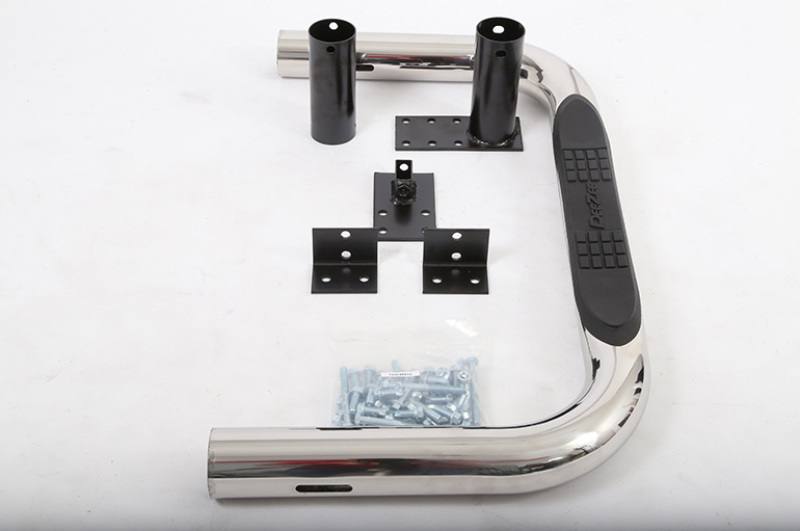 Deezee Universal Tubes - 3In Round Universal - Stainless dz3700303 image 2