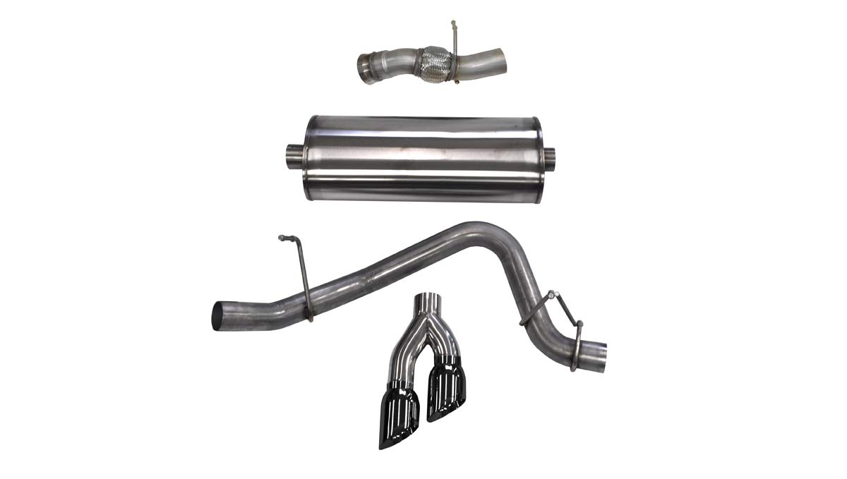 CORSA Performance 14826BLK CORSA Escalade CatBack Exhaust 6.2L Sport