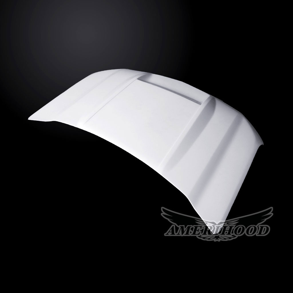 Amerihood Chevrolet Silverado 1500 Type-RS Style Functional Ram Air Hood CS19AHRSSFHW image 2