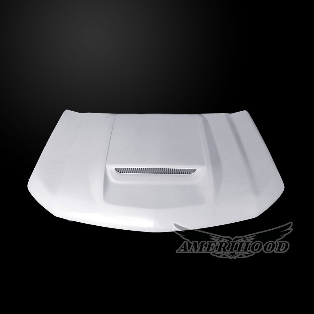Amerihood Chevrolet Silverado 1500 Type-RS Style Functional Ram Air Hood CS19AHRSSFHW image 3