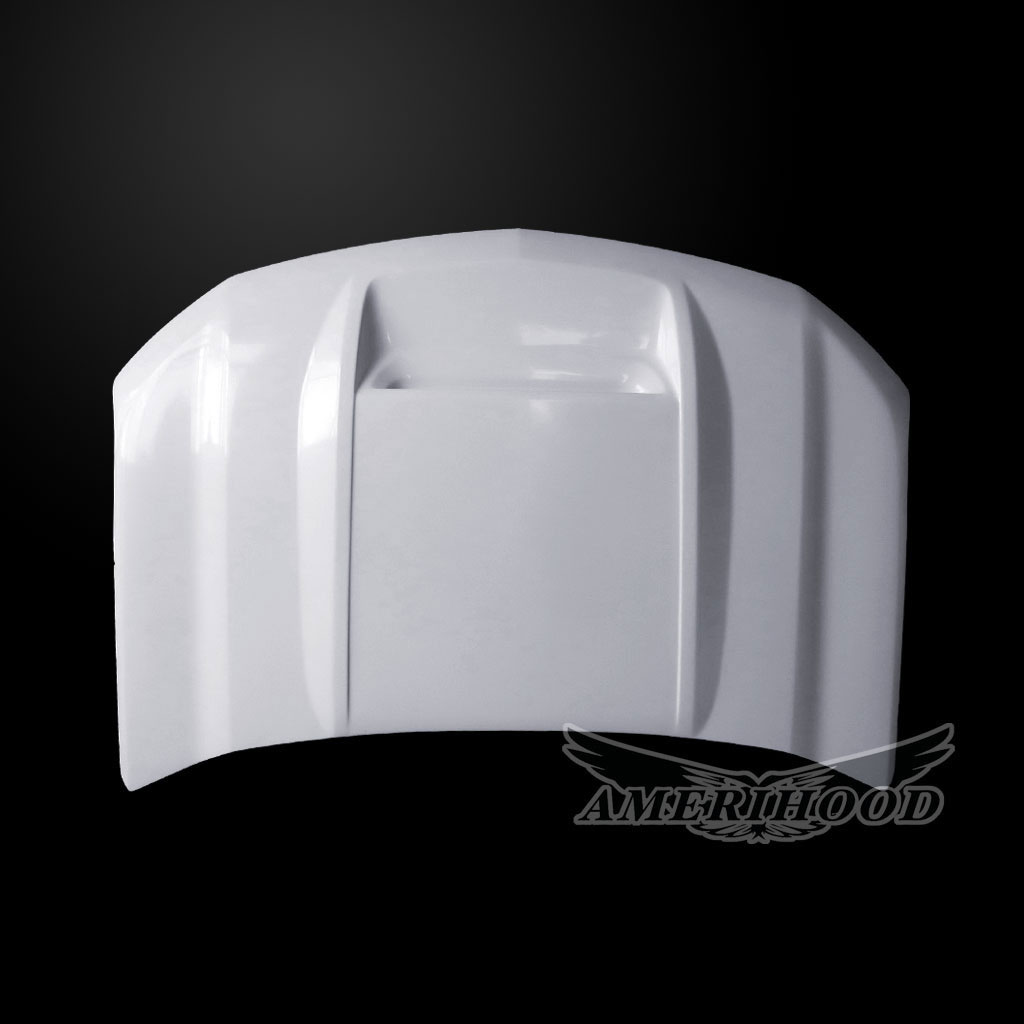 Amerihood Chevrolet Silverado 1500 Type-RS Style Functional Ram Air Hood CS19AHRSSFHW image 4