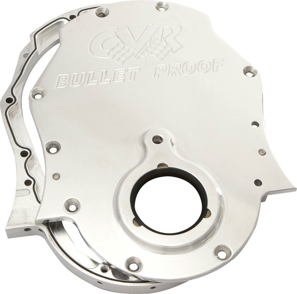 CVR PERFORMANCE BBC Billet Timing Cover 2-Piece - Polished tc2454cl