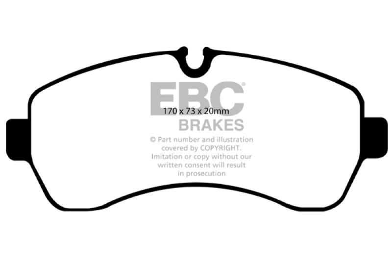 EBC 07+ Dodge Sprinter 3500 Ultimax2 Front Brake Pads ud1268