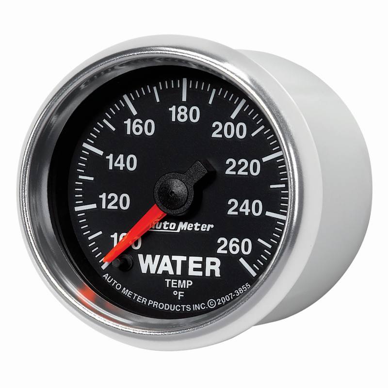 Autometer GS 100-260 degree Electronic Water Temperature Gauge 3855 image 4