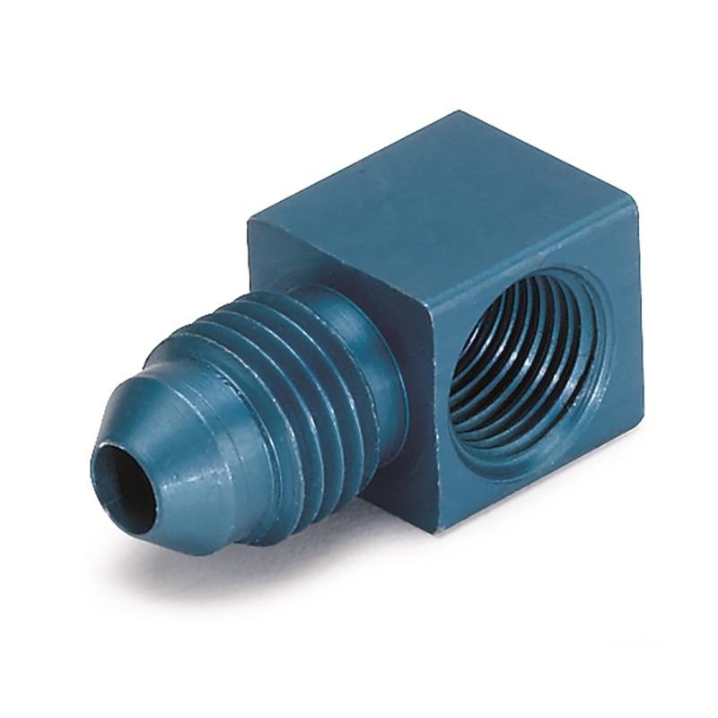AutoMeter -4an 90 Degree Fitting - Blue 3278 image 2