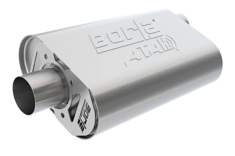 Borla CrateMuffler SBC HOT 350, 383, OFFSET/ CENTER 2.50" ATAK 400820 image 3