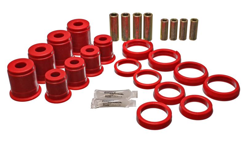 Energy Suspension 84-01 Jeep Cherokee/Wagoneer/Comanche 4WD Red Front Control Arm Bushings 2.3102r image 3