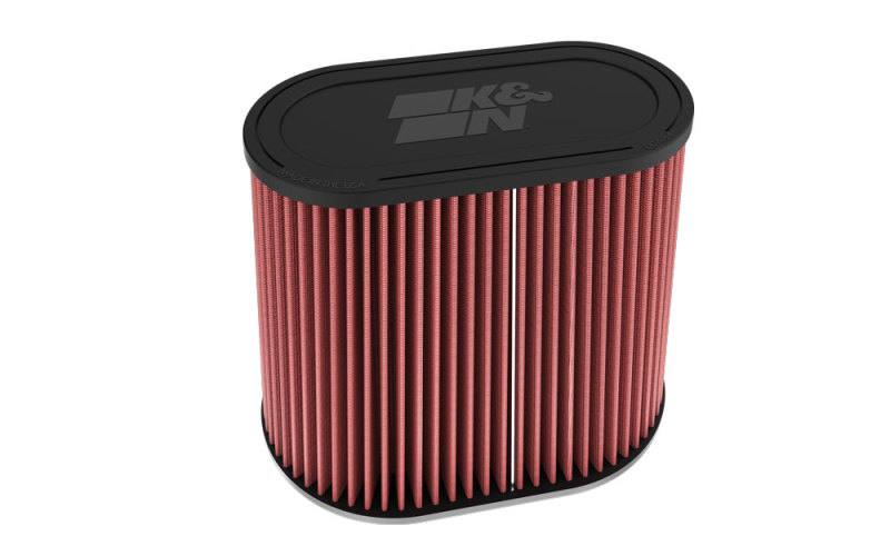 K&N Universal Clamp-On Air Filter 3in Dual Flange 9in x 6in Base 7.5in x 3.688in Top 7.5in Height ru6104