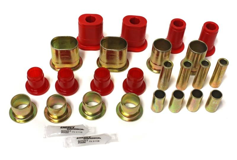 Energy Suspension Universal Red Front Control Arm Bushing Set - Complete Set 3.3172r image 2