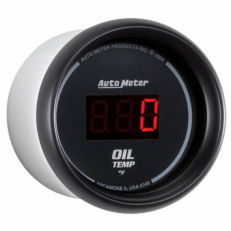 Autometer Black 0-400F Digital Oil Temp Gauge 6348 image 3