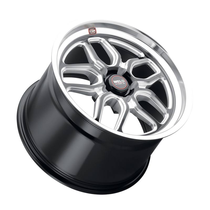 Weld S152 18X10 Laguna Drag 5X120 ET45 BS7.25 Gloss Black MIL Dia 78.1 s15280022p45 image 3