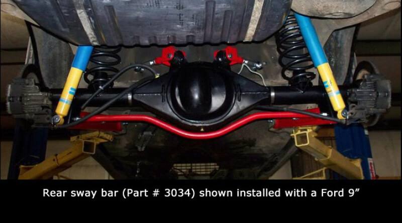 UMI Performance 78-88 GM G-Body Solid Front & Rear Sway Bar Kit 303534-r image 2