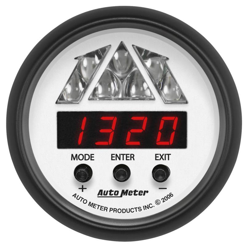 Autometer Phantom 2-1/16in Digital Pro Shift System Shift Light Level 1 Gauge 5787 image 2