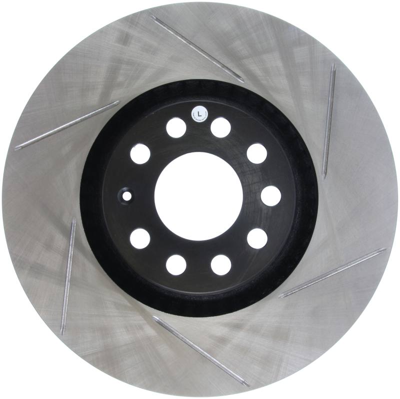 StopTech Audi Allroad Quattro Sport Slotted Brake Rotor, Front Left 126.33096SL image 6