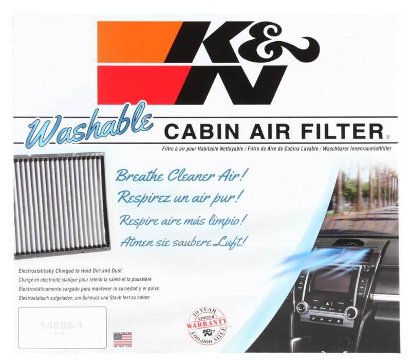 K&N 05-14 VW Jetta 2.5L 2.0L / EOS Cabin Air Filter vf3013 image 14