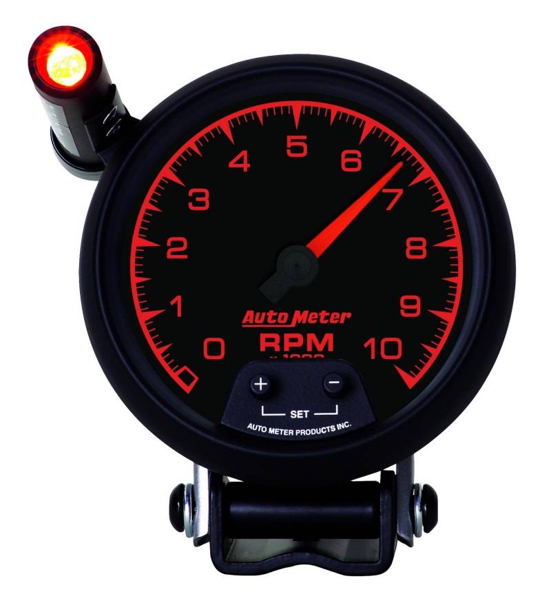 Autometer ES 3-3/4in TACH Mini-Monster 10000 RPM IN-DASH 5990 image 4