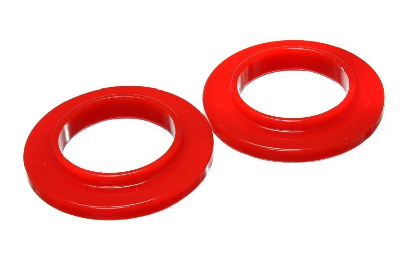 Energy Suspension Coil Spring Isolator Set - Red 9.6104r