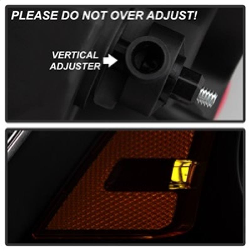 xTune Dodge Ram 13-17 ( w/ Factory Projector LED) Projector Headlight - Black HD-JH-DR13-P-BK 9040238 image 5