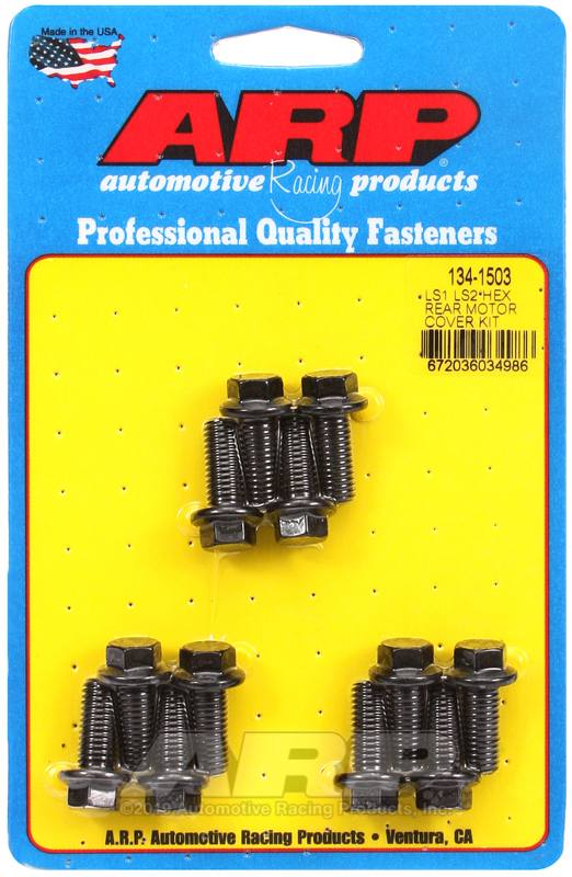 ARP LS1/LS2 Hex Rear Motor Cover Bolt Kit 134-1503 image 2