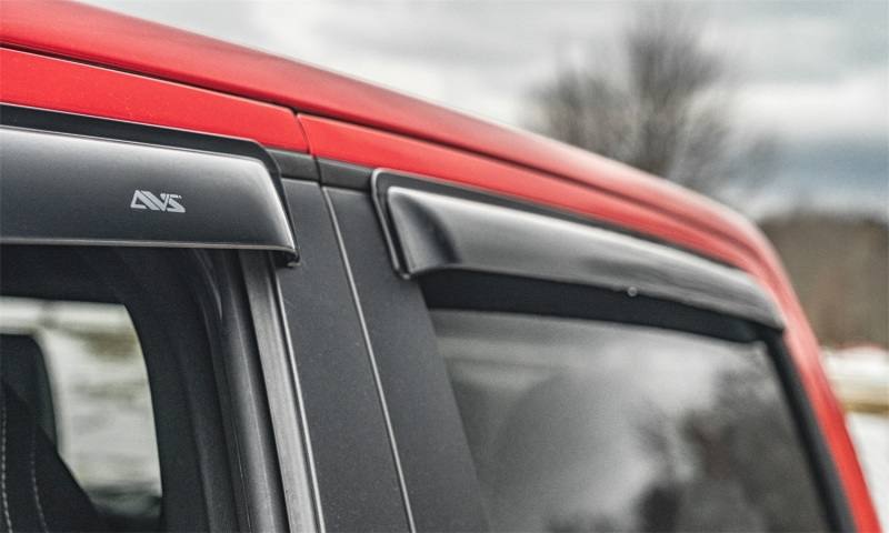 AVS 99-07 Chevy Silverado 1500 Ext. Cab Ventvisor Outside Mount Window Deflectors 4pc - Smoke 94044 image 7