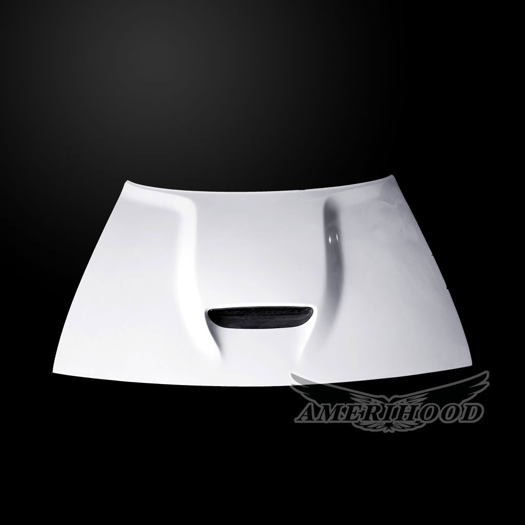 Amerihood Dodge Challenger Type SRT Style Functional Ram Air Hood DCG08AHSRTFHW image 3