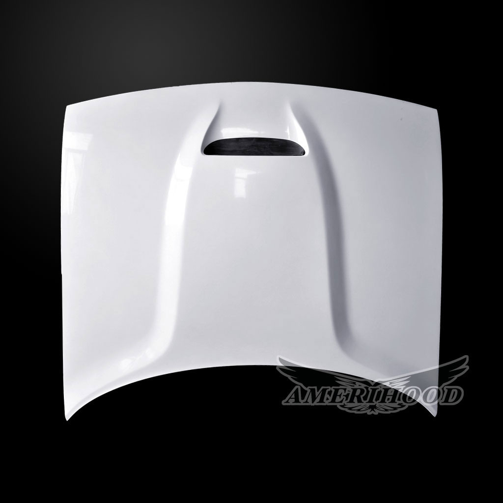 Amerihood Dodge Challenger Type SRT Style Functional Ram Air Hood DCG08AHSRTFHW image 4