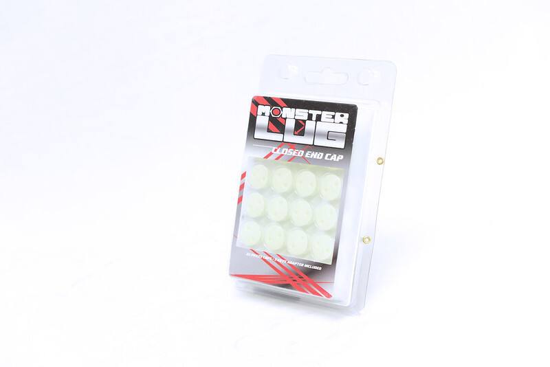 Wheel Mate Monster Lug Nut Caps - White 14x1.50 33007w
