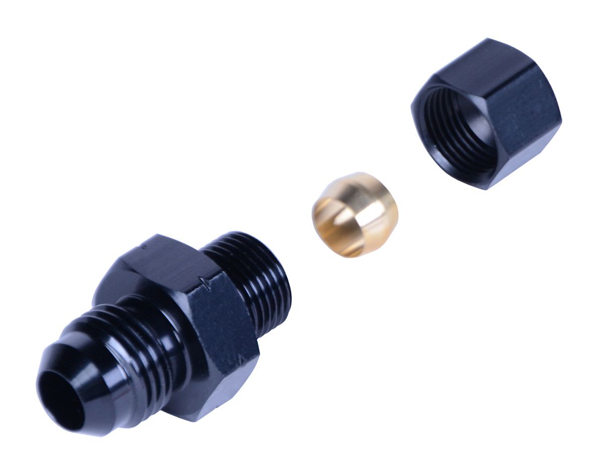 DERALE Fitting 5/16inTube to -6AN 13044