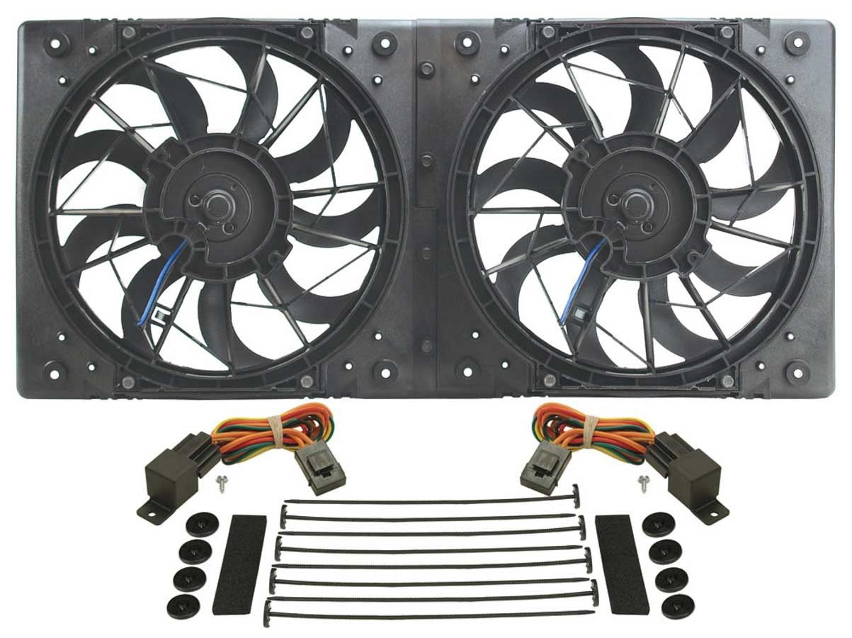 DERALE 10in Dual High Output RAD Fans Puller 16812
