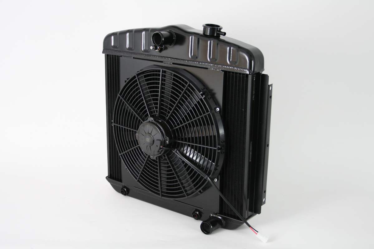 DeWitts LSX Conversion Radiator BEL AIR / 150 / 210 V8 DF, Black Ice 6239012A