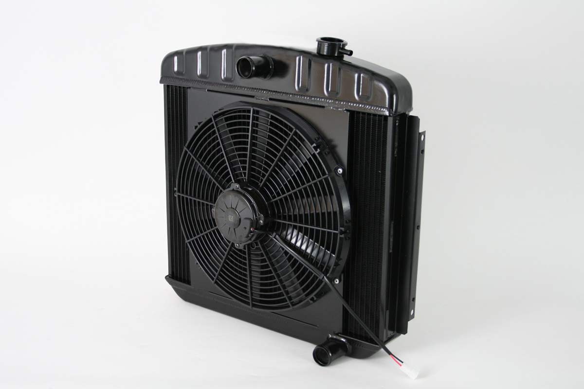 DeWitts LSX Conversion Radiator BEL AIR / 150 / 210 V8 DF, Black Ice 6239012M