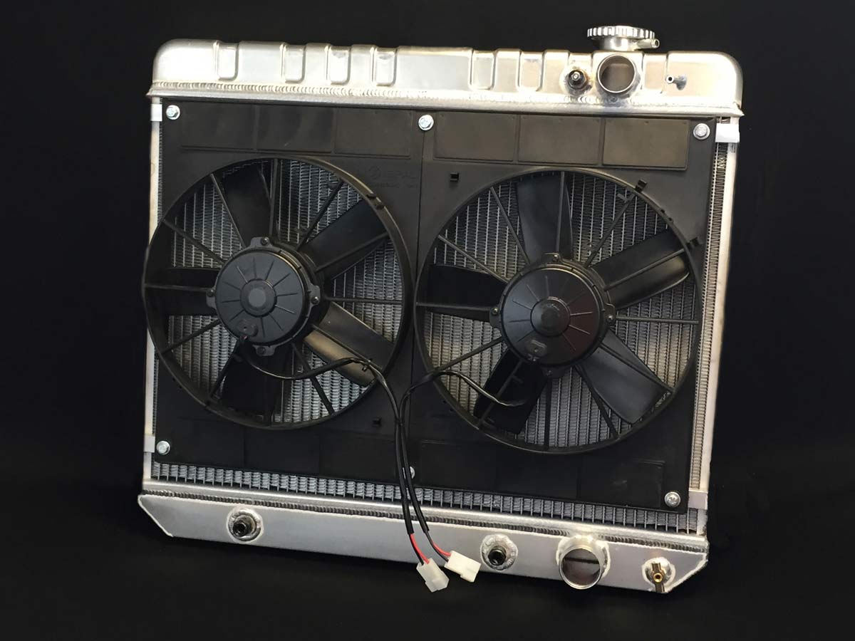 DeWitts LSX Conversion Radiator Chevy II SB / BB DF, Natural 6139010A