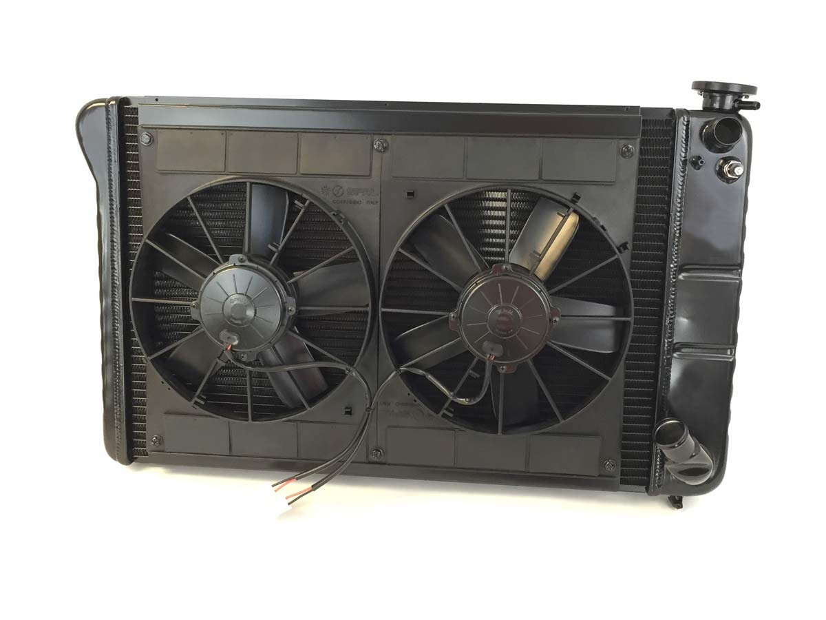DeWitts LSX Conversion Radiator Corvette SB CF, Black Ice 6239070M