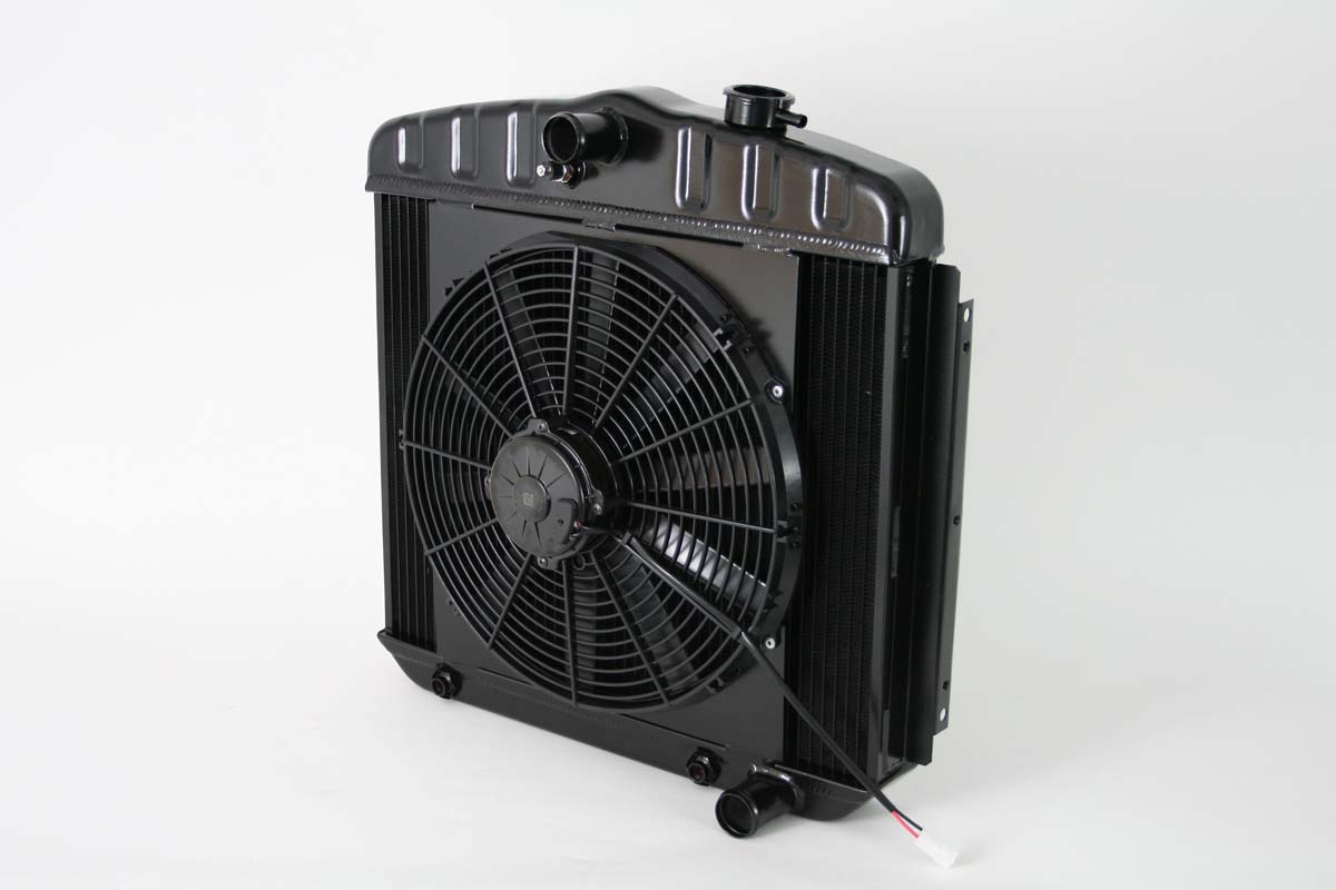 DeWitts LSX Conversion Radiator BEL AIR / 150 / 210 V6 CF, Black Ice 6239013A