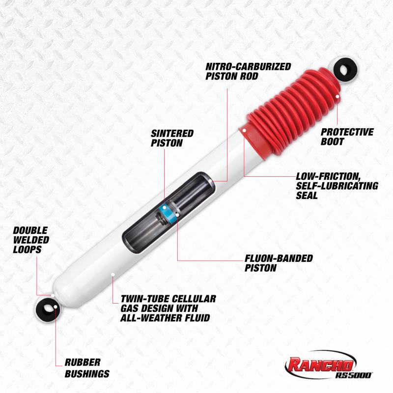 Rancho 00-05 Ford Excursion Front RS5000 Steering Stabilizer rs5410 image 2