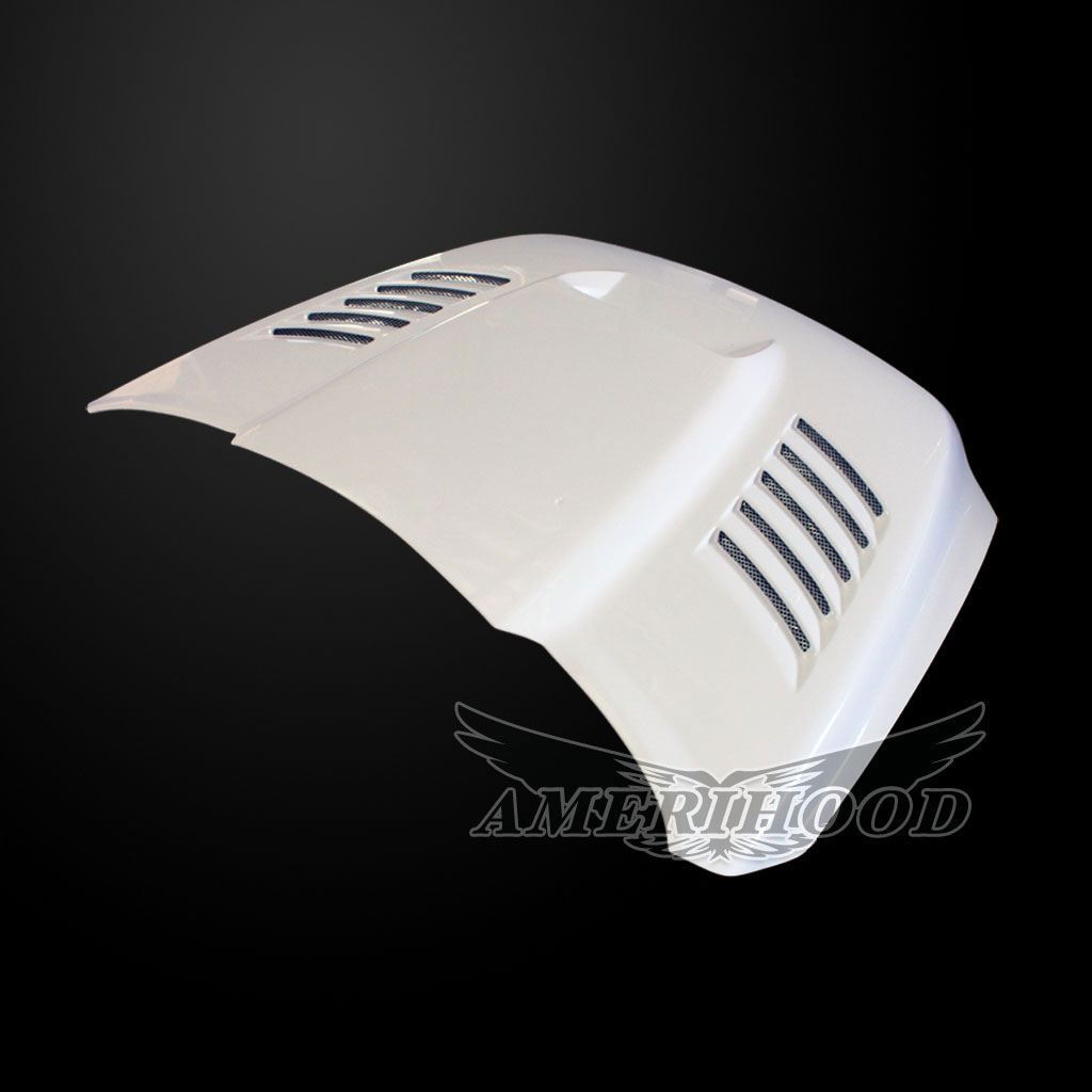 Amerihood Dodge Ram 2500 SSK Style Functional Heat Extractor Vented Hood DR10AHSSKFHW25 image 3