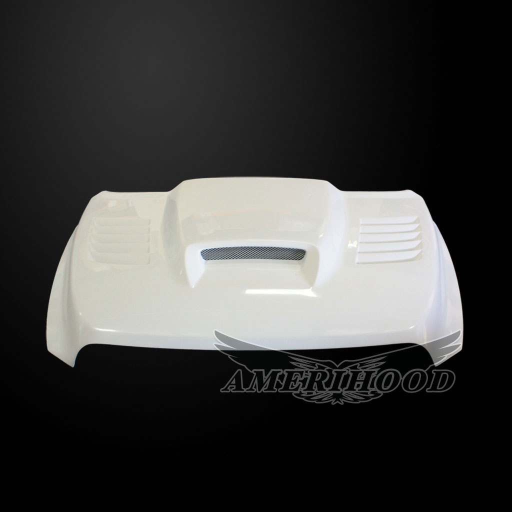 Amerihood Dodge Ram 2500 SSK Style Functional Heat Extractor Vented Hood DR10AHSSKFHW25 image 8