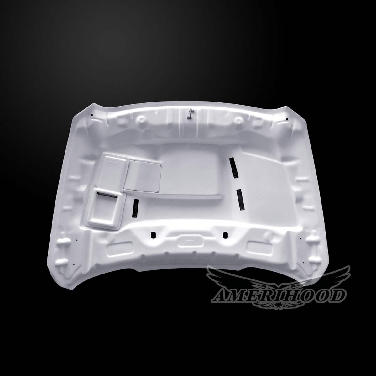 Amerihood Dodge Ram 2500 SSK Style Functional Heat Extractor Vented Hood DR10AHSSKFHW25 image 4