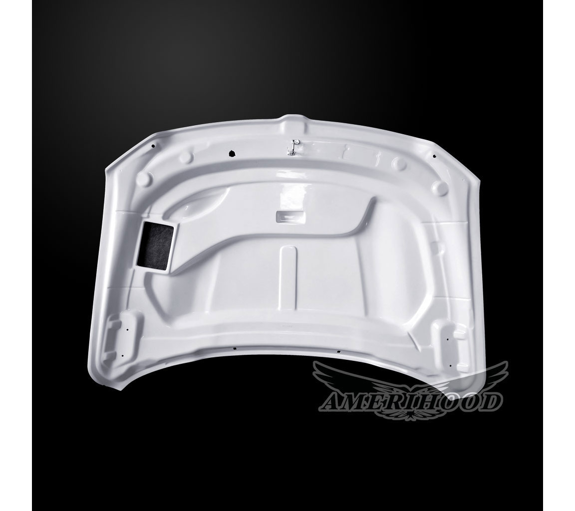 Amerihood Dodge Ram 1500 SRT Type Style Functional Ram Air Hood DR1519AHSRTFHW image 4