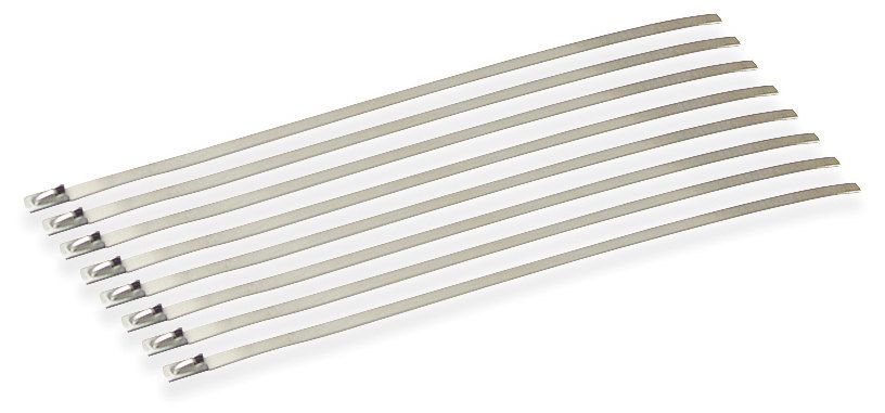 DEI Stainless Steel Locking Tie 8in - 8 per pack 10201
