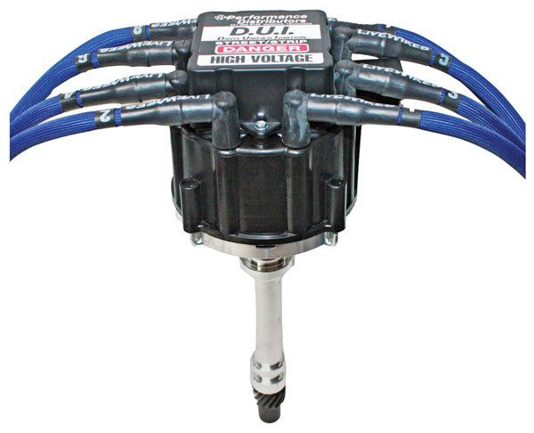 PERFORMANCE DISTRIBUTORS Distributor Street Strip Crossfire Cap SBC/BBC cf12720bk