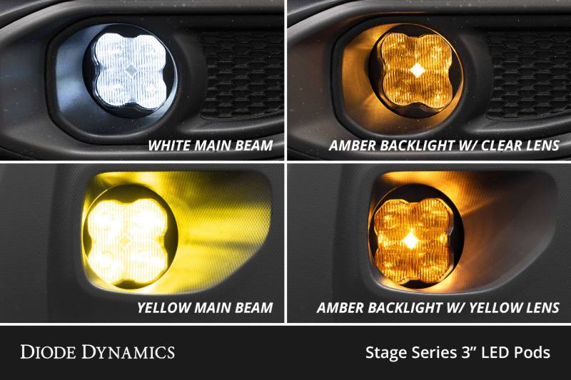 Diode Dynamics SS3 Pro Type TS SAE Fog Light Kit - White DD8009 image 5