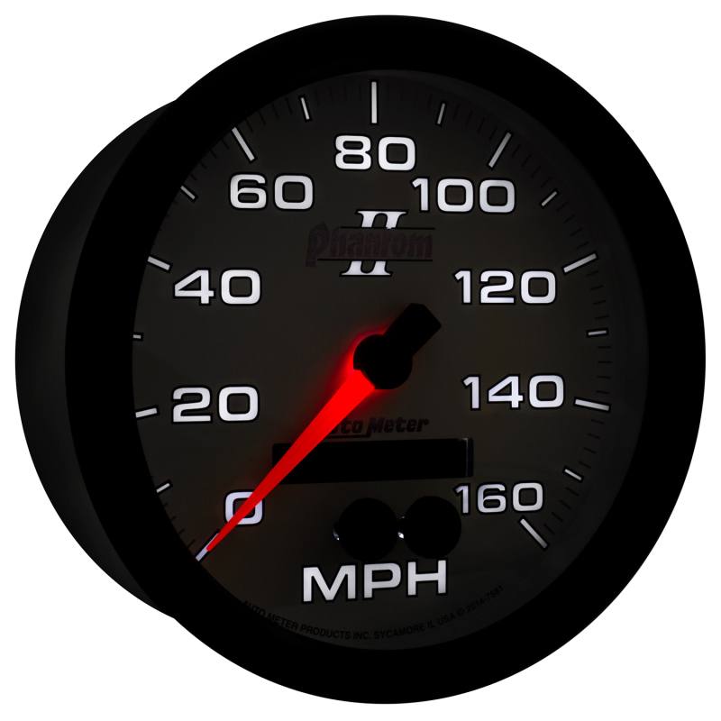 Autometer Phantom II 5in 0-140MPH In-Dash Electronic GPS Programmable Speedometer 7581 image 6