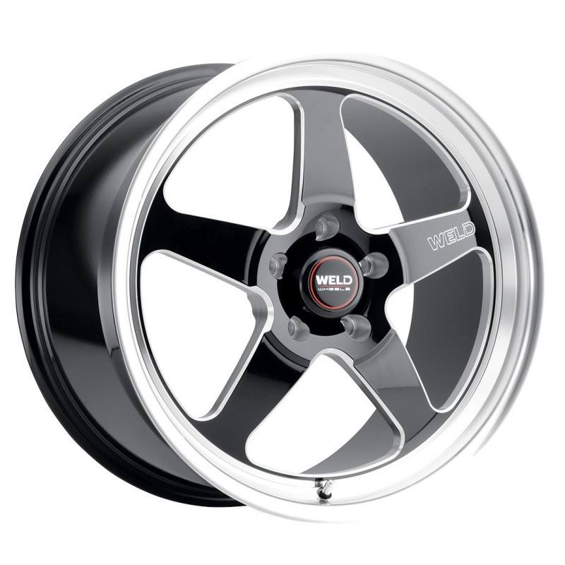 Weld S155 18x5 Ventura Drag 5x120 ET-23 BS2.1 Gloss BLK MIL DIA 78.1 s1558c022n23 image 3