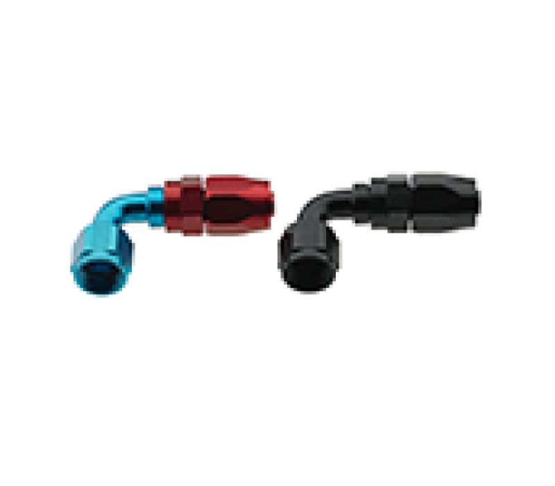 Fragola -10AN x 90 Degree Pro-Flow Hose End - Black 229010-bl